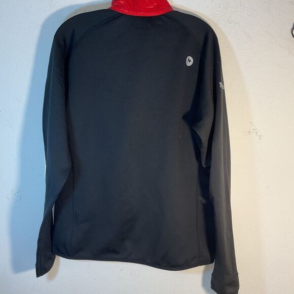 MARMOT MENS HYBRID COAT MEDIUM RED BLACK PUFFER LAYER quilted dfkw-1.31 - Picture 8 of 13